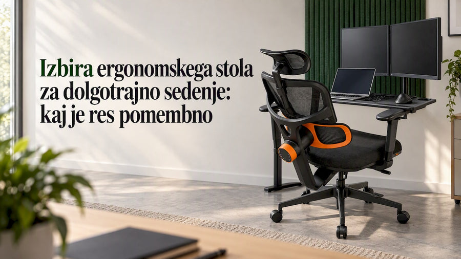 Ergosed NT001 v testnem prostoru za stol