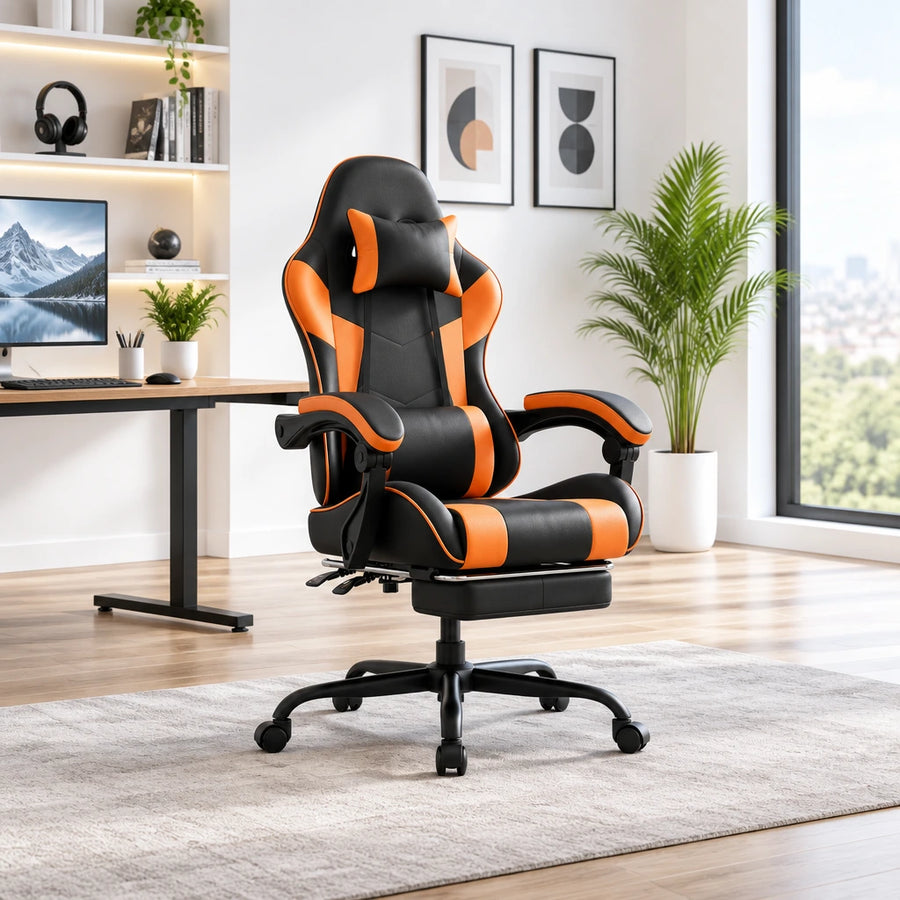 Ergonomski gaming stol za udobje med igranjem.