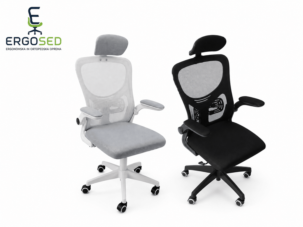 Ergosed Basic01 – Ergonomski Pisarniški Stol - Ergosed Ergonomska in Ortopedska oprema