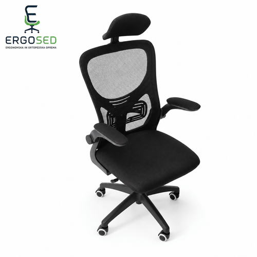 Ergosed Basic01 – Ergonomski Pisarniški Stol - Ergosed Ergonomska in Ortopedska oprema