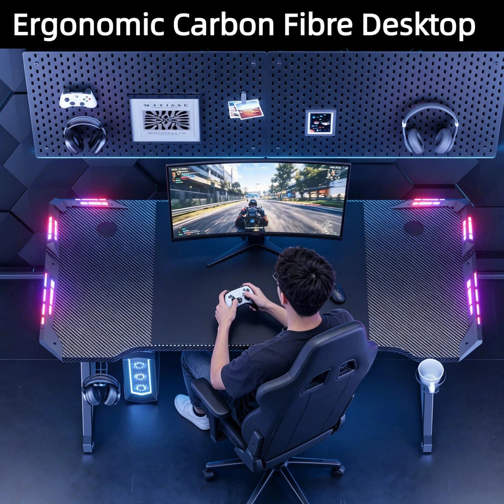 Ergosed ITGame – Ergonomska Gaming Miza z RGB Osvetlitvijo - Ergosed Ergonomska in Ortopedska oprema