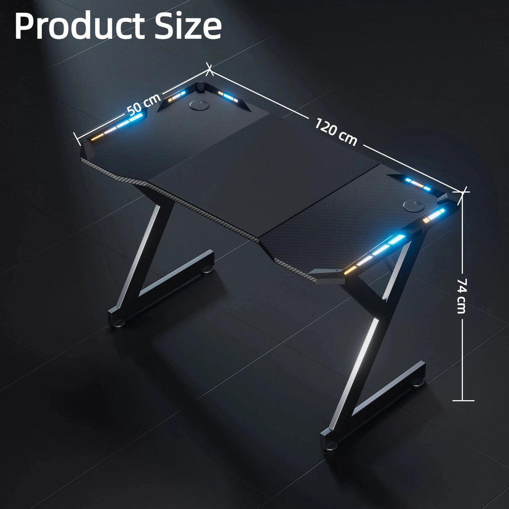 Ergosed ITGame – Ergonomska Gaming Miza z RGB Osvetlitvijo - Ergosed Ergonomska in Ortopedska oprema