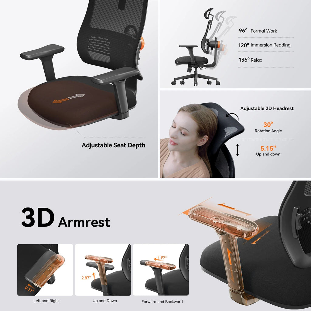 Ergosed MAGIC89 - Ergonomski pisarniški stol - Ergosed Ergonomska in Ortopedska oprema