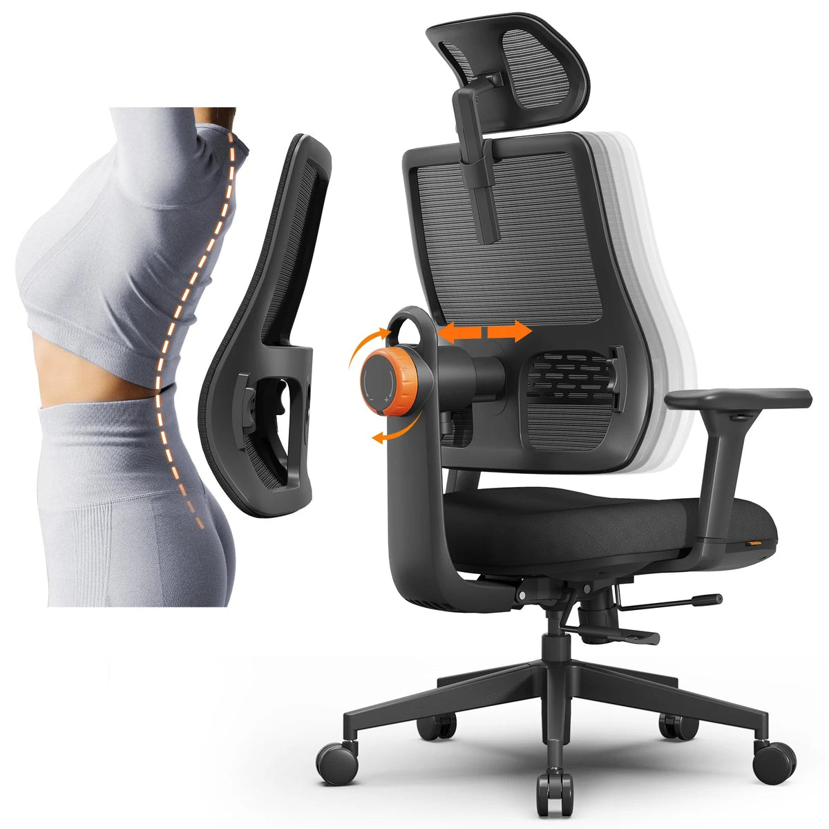 Ergosed MAGIC89 - Ergonomski pisarniški stol - Ergosed Ergonomska in Ortopedska oprema