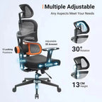 Ergosed NT001 – Ergonomski Stol z Ledveno Oporo - Ergosed Ergonomska in Ortopedska oprema