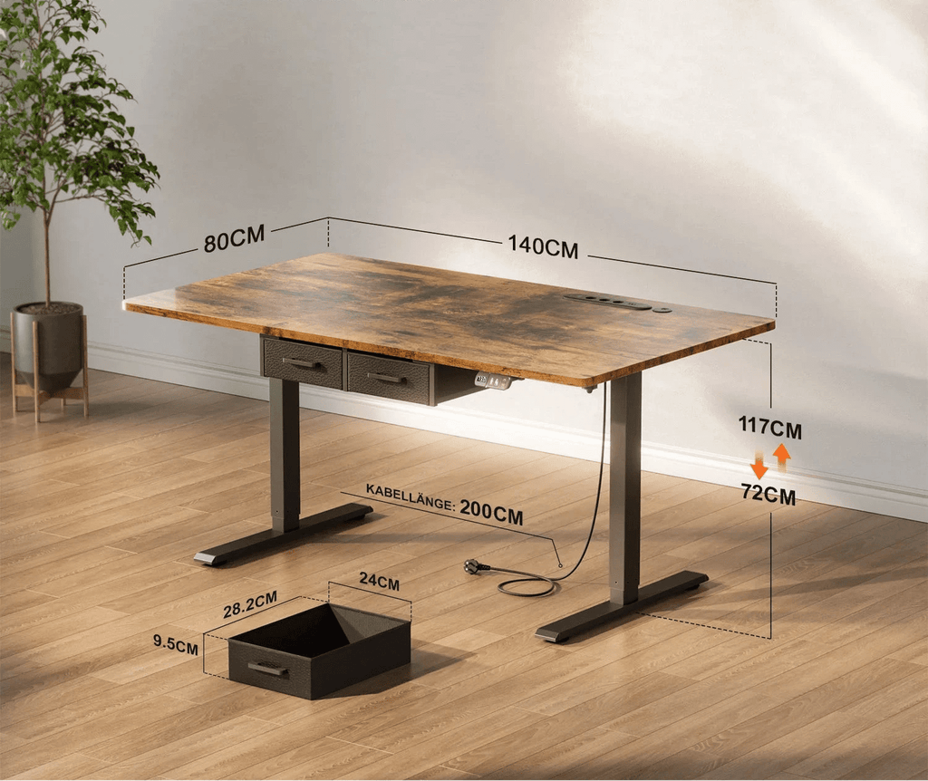 Ergosed Office – Električno Nastavljiva Miza - Ergosed Ergonomska in Ortopedska oprema