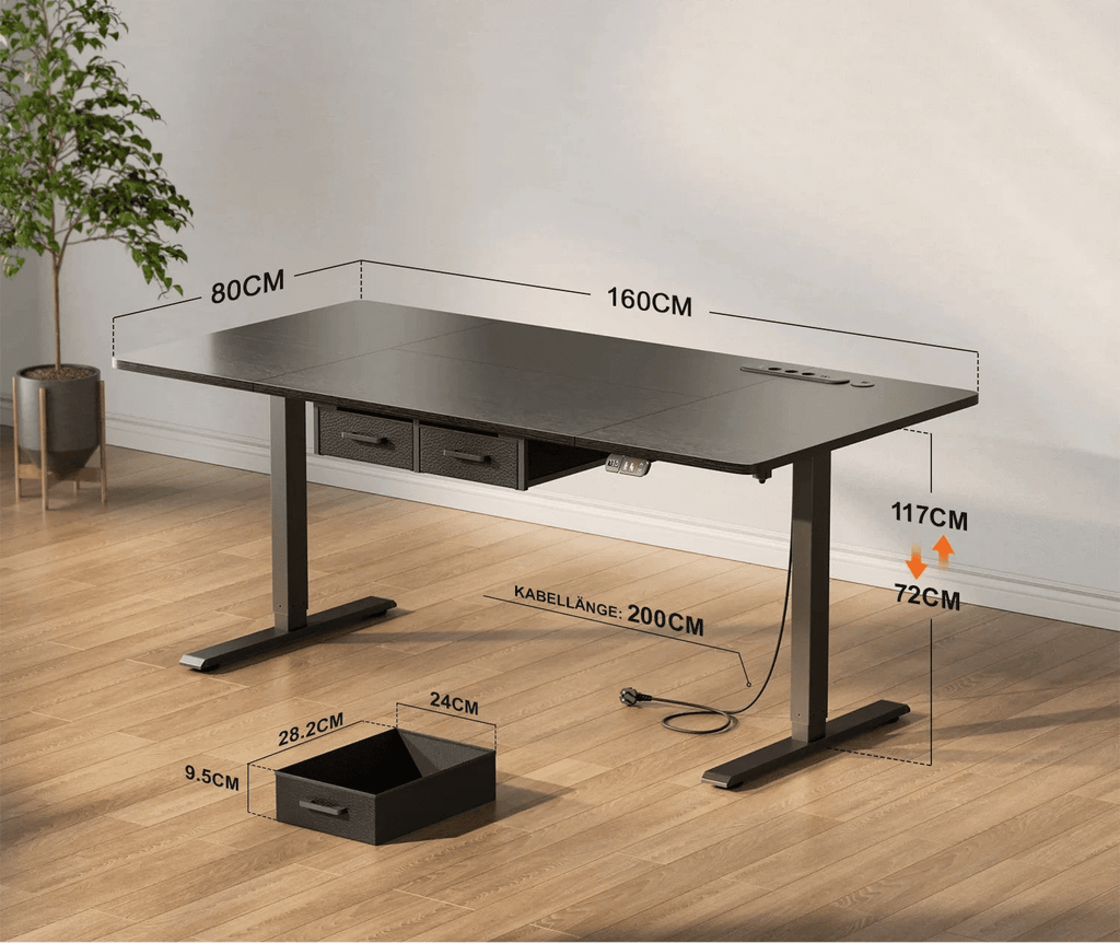Ergosed Office – Električno Nastavljiva Miza - Ergosed Ergonomska in Ortopedska oprema