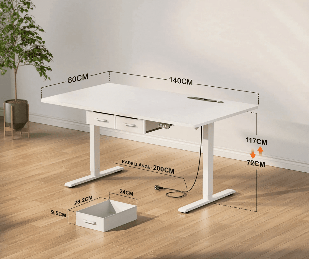 Ergosed Office – Električno Nastavljiva Miza - Ergosed Ergonomska in Ortopedska oprema