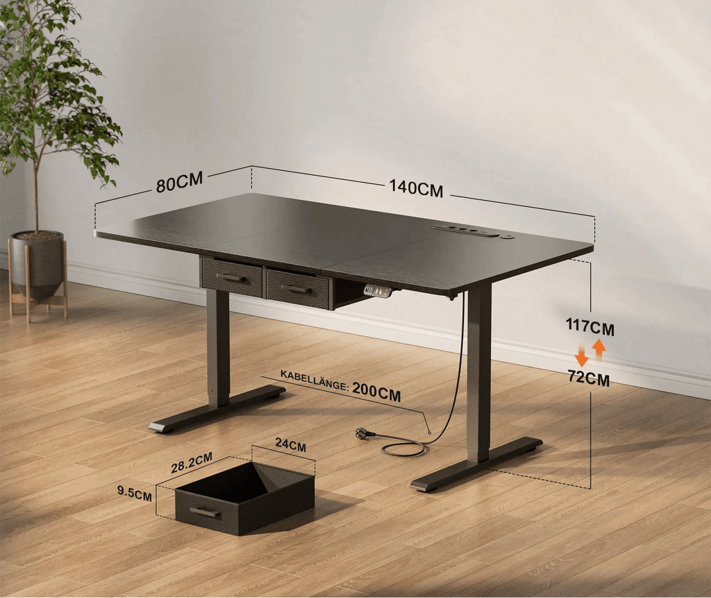 Ergosed Office – Električno Nastavljiva Miza - Ergosed Ergonomska in Ortopedska oprema