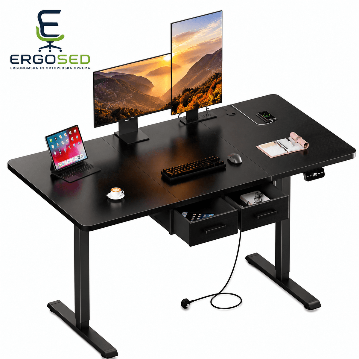 Ergosed Office – Električno Nastavljiva Miza - Ergosed Ergonomska in Ortopedska oprema