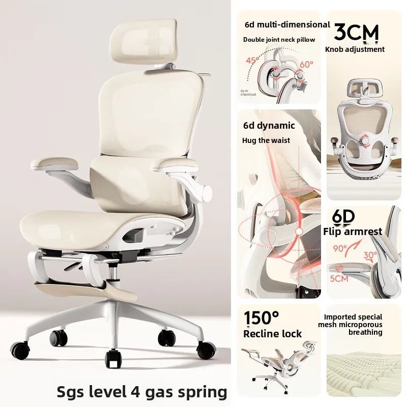 Ergosed PrimeV1 – Ergonomski Stol z Naslonom za Noge - Ergosed Ergonomska in Ortopedska oprema