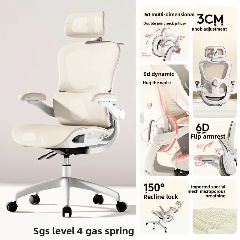Ergosed PrimeV1 – Ergonomski Stol z Naslonom za Noge - Ergosed Ergonomska in Ortopedska oprema