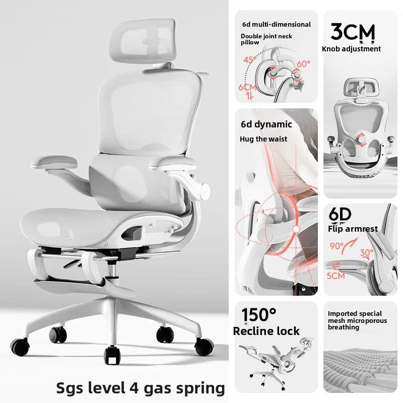Ergosed PrimeV1 – Ergonomski Stol z Naslonom za Noge - Ergosed Ergonomska in Ortopedska oprema