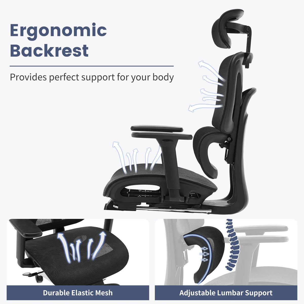 Ergosed PROcut - Ergonomski pisarniški stol - Ergosed Ergonomska in Ortopedska oprema